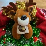 No Boundaries Festive Red Ugly Christmas Sweater with Reindeer Design Photo 2