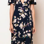 COTTON CANDY FLORAL PRINT DRESS SIZE L GREAT CONDITION Size L Photo 0