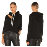 N:Philanthrophy Fran Hoodie Sweatshirt Cutout Cotton French Terry Black Womens S Photo 1