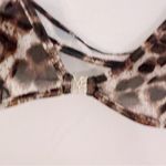 Missguided  Leopard Print Mesh Bralette Sheer Animal Print NWT Photo 2