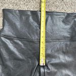 Spanx  black faux leather leggings size XL Photo 10