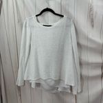 White House | Black Market Women’s Large White Sequin Assymetrical Sweater Photo 0