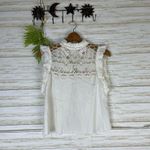 Free People NWT  Ivory High Collar Photo 0