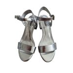 Dune London  Silver Jeweled Heels Sandals Size 38 / US 7 Photo 3