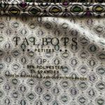 Talbots multicolored geometric pattern sleeveless pullover tank top size P Photo 6