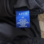 Apt. 9  Swimdress One Piece Swimsuit Swim Dress Black Lace Strapless M Medium Photo 3