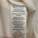 Loft  Mexican Theme Cotton Lined Ivory & Maroon Embroidered P LG  Dress.     1834 Photo 6