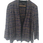 Ming Wang  Sweater Blazer Women‎ Knitted Size Large Long Sleeves Photo 0