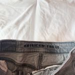 American Eagle Dark Grey Wash Distressed High-Rise Mom Jeans Size 00 Short Photo 4