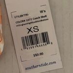 Southern Tide Swim Bottom Conch Shell Gingham High Rise Bikini Bottom Sz XS NWT Photo 10