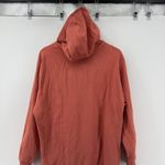 Athleta Sundown Alliance Hoodie Sweatshirt Orange Women L V-Neck Relaxed Comfy Photo 3