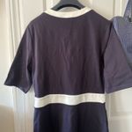 Hobbs London NWT Christine Ponte Navy Ivory Dress  Photo 6
