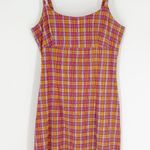 California Concepts Vintage Y2K Plaid Mini Dress 5 Pink Size undefined Photo 0