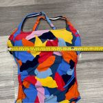 Nautica  One Piece Swimsuit Adjustable Cross Straps aspen Back Blue Orange Photo 2