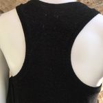 Dylan  Black Metallic Shiny Racerback Tank Top Women’s Size X-Small Photo 2