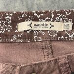 Nanette Lepore NEW ⨠brown pepper corn corduroy Hamilton skinny pants size 28 Photo 6