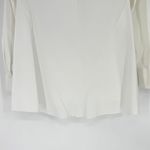 Paperwhite 3/4 Sleeve Collared Button Down Tunic Top White Size 4 Photo 3