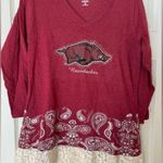 knights apparel Arkansas Razorbacks  Top Size Medium Photo 0