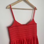 La Ligne Devon Pleated Midi Dress Poppy Red Womens New XL Photo 9