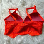 PINK - Victoria's Secret Victoria’s Secret PINK Lace Bralette Neon Orange XS Photo 3