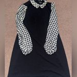 Tommy Hilfiger houndstooth pattern structured collar mini/midi dress Photo 1