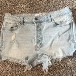Carly Jean Los Angeles Carly Jean small denim raw hem shorts small Photo 0