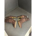 Kate Spade  Suede‎ Ankle Boots Booties Heeled Brown Womens Designer Size 7.5B Photo 2