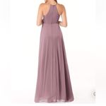 Azazie  Annabelle maternity bridesmaid dress pink dusty rose stretch knit 12 Photo 11