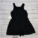 Aritzia  Wilfred Delfina Black Linen Romper Photo 1