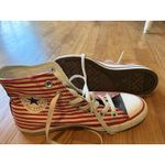 Converse Vintage American Print High Top Chuck Taylor Shoes 6 M 9w USA  Photo 6