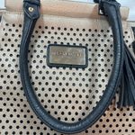 Marc New York Andrew Marc Brushed Gold Black Leather Tote Shoulder Bag Purse Bag Photo 6