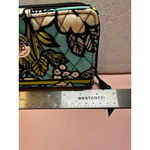 Vera Bradley Women's One Size Teal Green Floral Quilted Wallet Photo 11