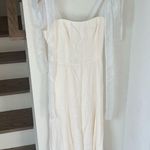 Reformation New  Kairo Midi Dress in Ivory Photo 4
