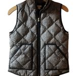 J.Crew  Black and White Herringbone Vest Photo 0