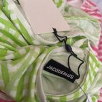 Jacquemus  Tuba cropped gingham jersey turtleneck top Photo 7