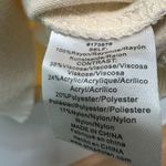 Dolan Fringe Shoulder Sweater Bubble Sleeve Knit Top Cream S Whimsical Romantic Photo 6