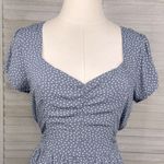 Abercrombie & Fitch  Polka Dot Romper Sweetheart Neckline Blue/Gray & White-S Photo 1