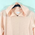 Pure Jill Women Pink Space Dyed Pima Cotton Pullover Hoodie Size M Size M Photo 1