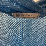 We The Free Womens Westend Thermal Pullover Sweater Blue Oversized Photo 2