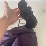 Bill Levkoff Purple One Shoulder Maxi Dress Photo 4