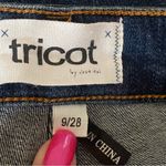 Tricot C'est Toi Distressed Ankle Cuff Jeans Size 9/28 Blue Photo 11