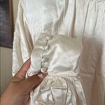 House Of CB  'Khristen' Ivory Satin Blouson‎ Dress /Size M NWOT Photo 3