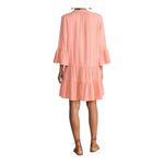 Faherty Dream Cotton Gauze Kasey Dress Organic Boho Beach Coral XXS Oversized Orange Photo 1