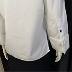CELINE Authentic Elegant Phoebe Philo Poplin White Blouse Photo 8