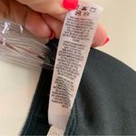 Nike  Ombre Gray/Black Scoop Neck Long Sleeve Cropped Top Photo 2