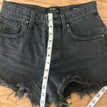Cotton On Black Frayed Denim Shorts Photo 4