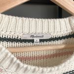Madewell  Cotton Crewneck Sweater in Stripe Photo 5