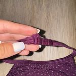 Victoria's Secret Victoria’s Secret Burgundy High Neck Halter Bralette- Size Small Photo 3