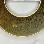 Vintage Plastic and Metal Metallic Gold Scarf Slide Shirt Tie Bar Belt Buckle Photo 9