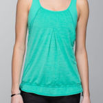 Lululemon  Green Teal Run Times Tank Top Photo 0